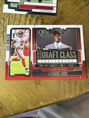 Michael Vick Lot Of 11 Cards(13-23)-20 Mosaic Pink Camo,22 & 23 Mosaic,21 Optic - Picture 12 of 12