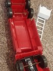 Gay Toy Co VTG Plastic Fire Engine semi truck extension ladder lift box USA red — photo 10