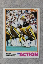 1982 TOPPS FOOTBALL #358 LYNN DICKEY GREEN BAY PACKERS - VINTAGE FOOTBALL CARD