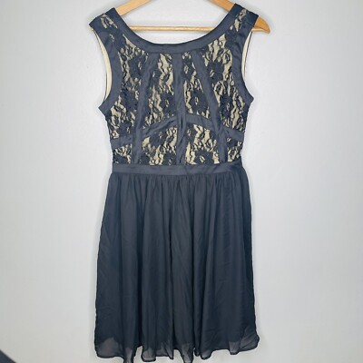 Beige By ECI NWT Black Tan lace Dress Womens 8 | eBay Beige By ECI NWT Black Tan lace Dress Womens 8 | eBay