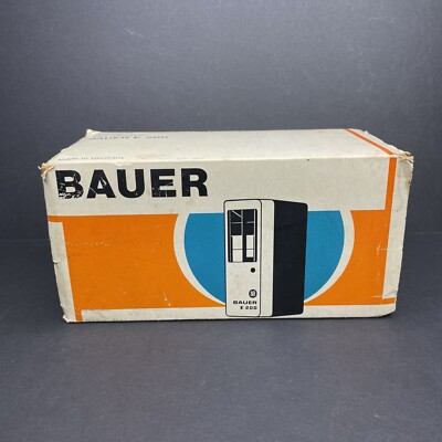Vintage Bauer E200 AutoBlitz / UltraBlitz Flash With Plug & Box Made In Germany