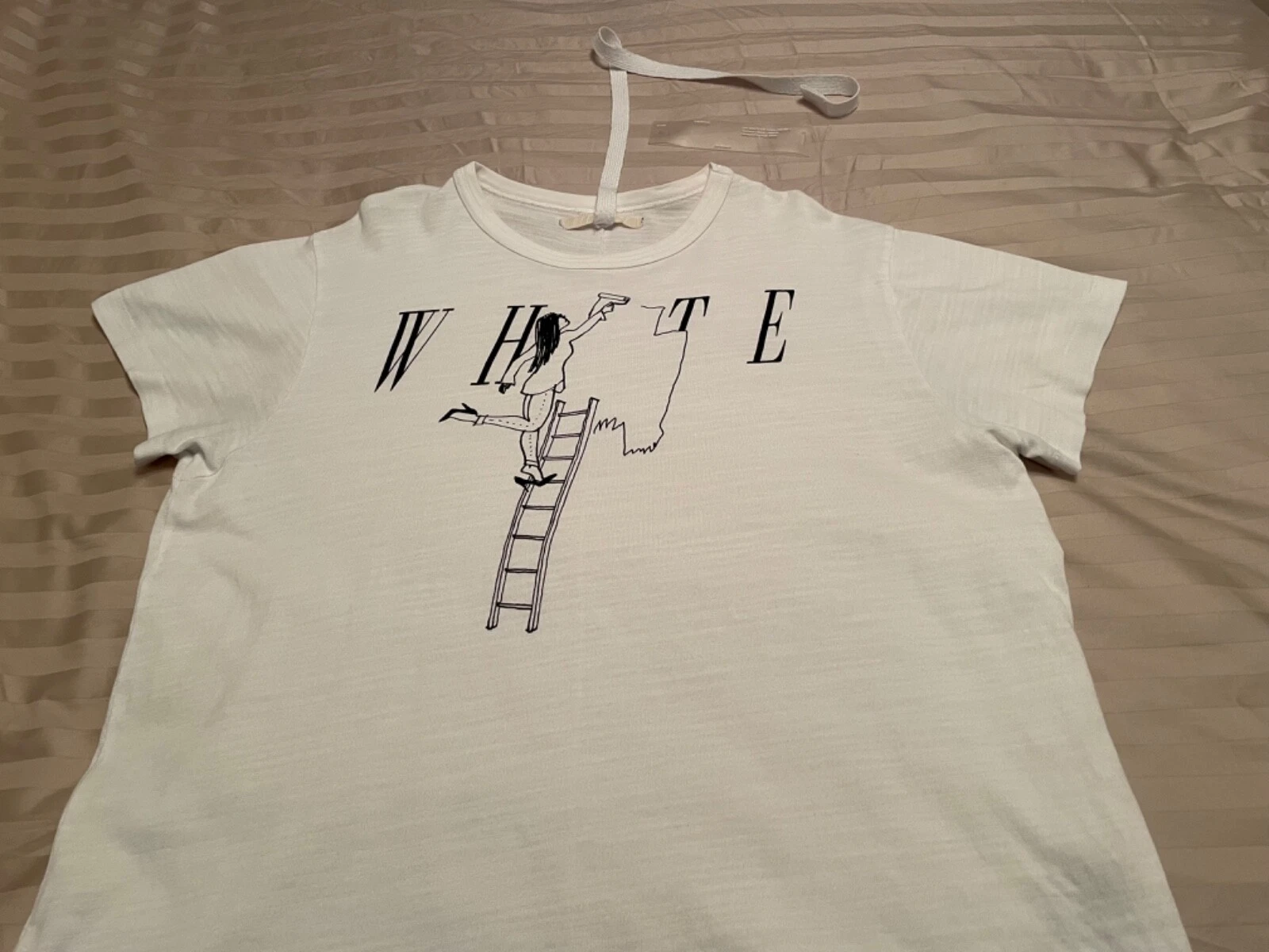T shirt OFF BIANCA Virgil Abloh felpa con cappuccio media large XL not fear of god cappello Pyrex