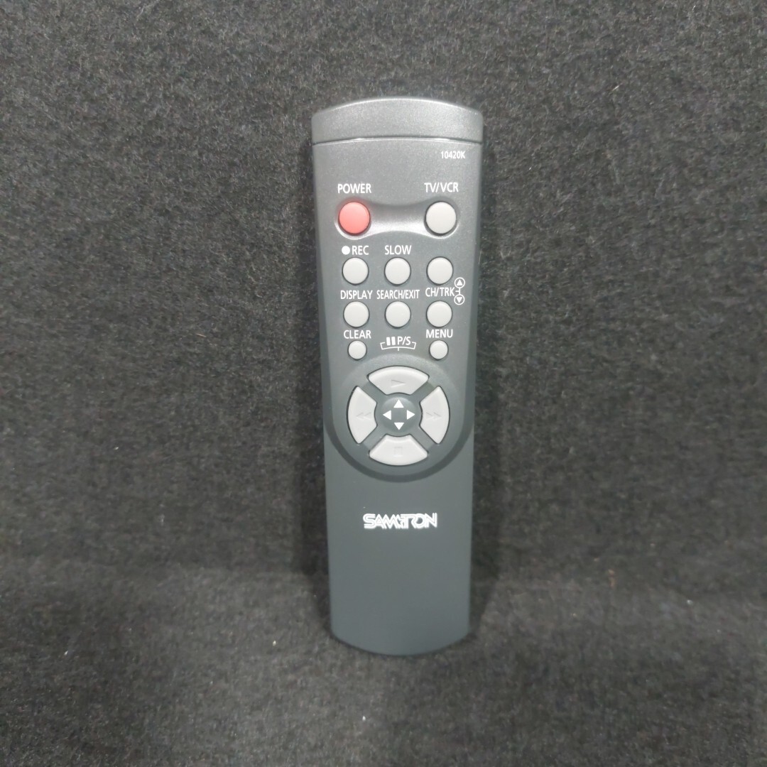 SAMTRON SV-C20 VHS VCR Player With Remote Control RCA Jacks Tested Works Great