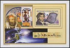 Central Africa 2003 MNH** J-F Champollion/Rosetta Stone/Archaeology/Hieroglyphs