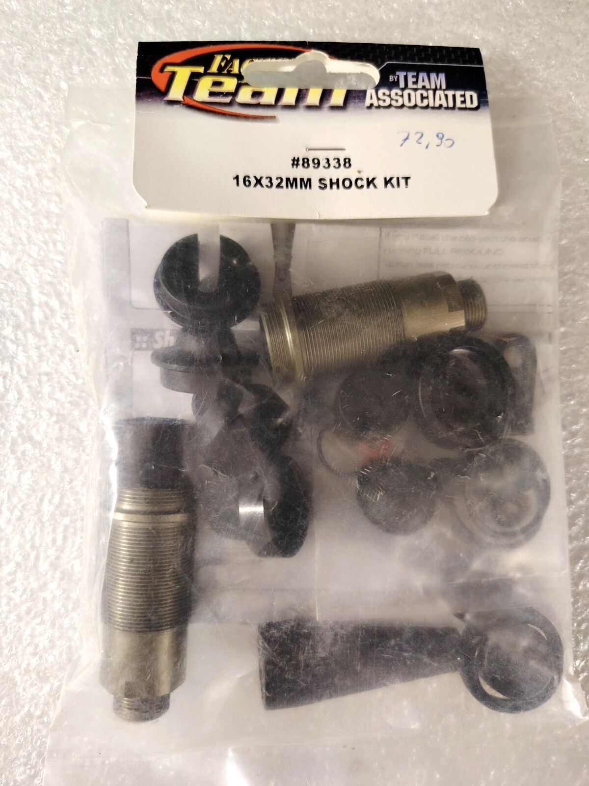 Amortisseurs Team Associated 89338 16x32mm pour éliminer les talonnages