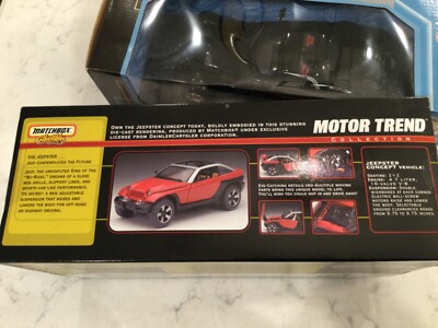 Matchbox Motor Trend Collection 1:18 Jeepster Concept Vehicle | eBay