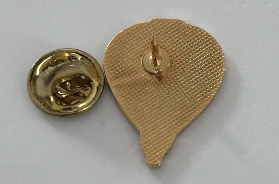 Vintage Hot Air Balloon Pin G Seat Virgin Fly Miami Pinback Advertising