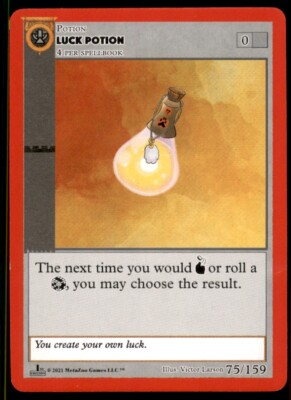 2021 MetaZoo Cryptid Nation Base Luck Potion 1st Edition #75/159 - QTY