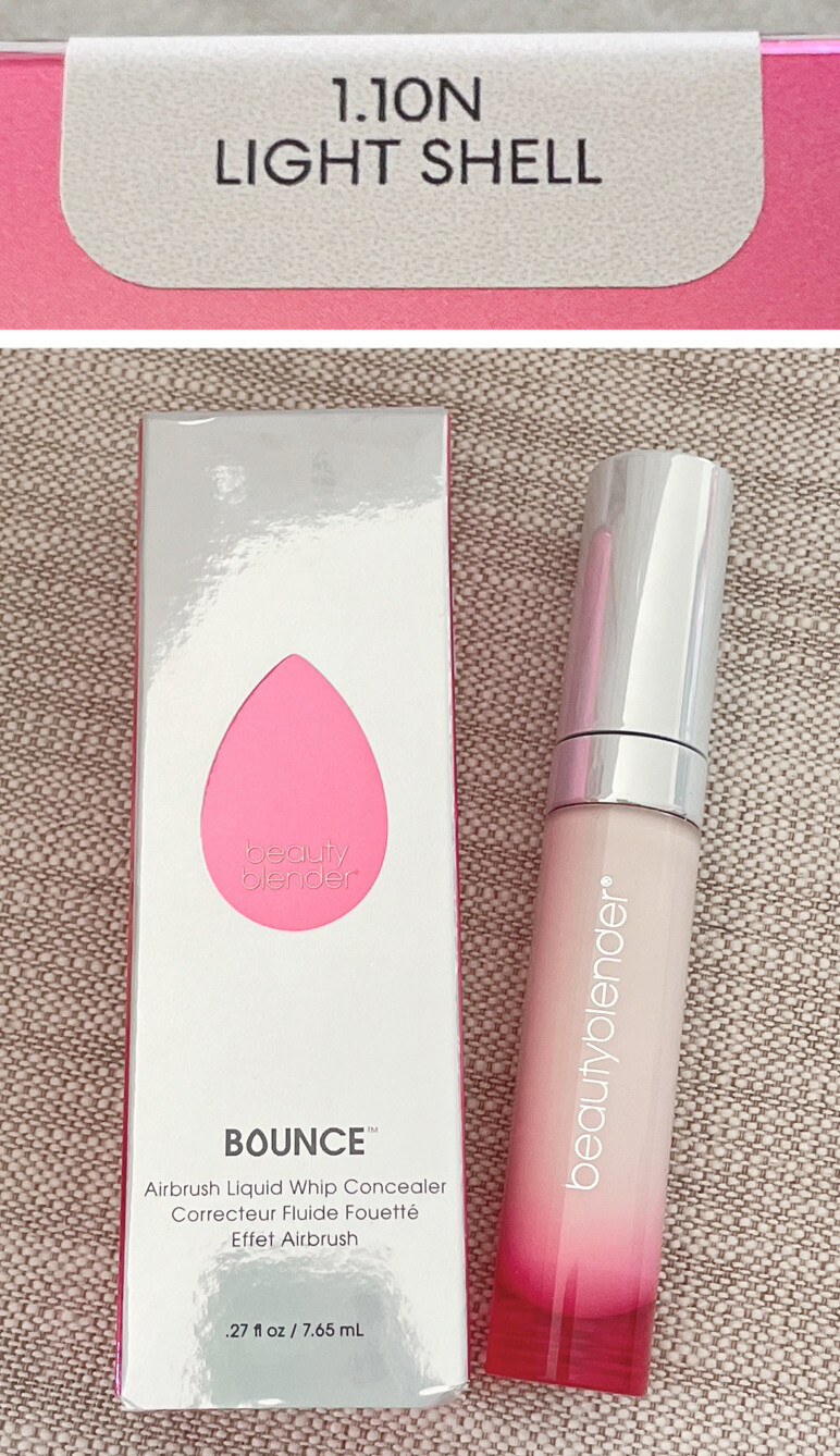Beauty Blender Bounce Airbrush Liquid Whip Concealer, 1.10N Light Shell, NIB $26-image