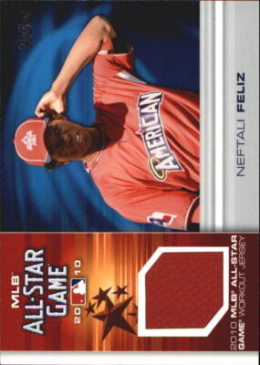 Y4266 - 2010 Topps Update All-Star Stitches #NF Neftali Feliz Trikot - NM-MT