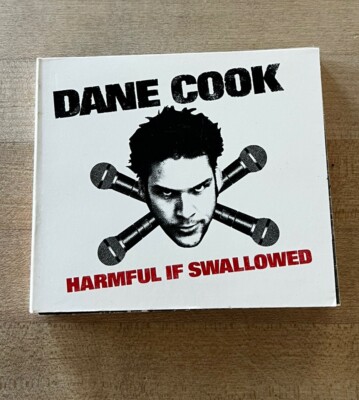 Dane Cook Harmful If Swallowed 2008 Comedy Album CD & DVD Complete 2 Discs Case