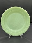 Jadeite 9" Ribbed Dinner Plate - Fire King MCM Vintage JANE RAY — photo 1