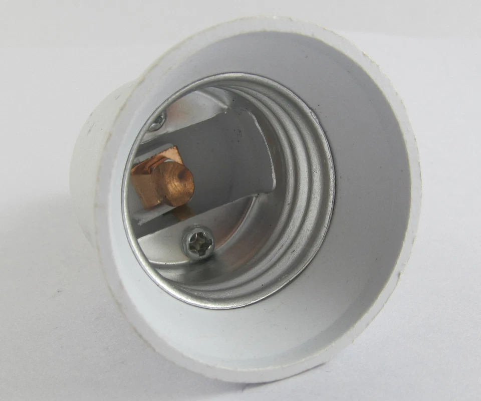 10pcs E12 Male to E26/E27 Female Base Light Bulb Adapter Holder Socket Converter - Image 3 of 4