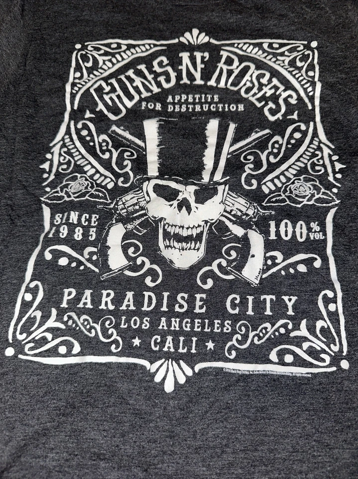 Men's Bravado Guns 'n Roses "Appetite For Destruction" Small - Image 2 of 4