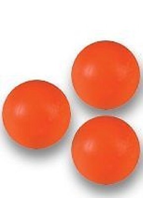 Lot De 3 Balles De Baby-foot Fluo Jaunes - Dures, En Plastique - Neuf