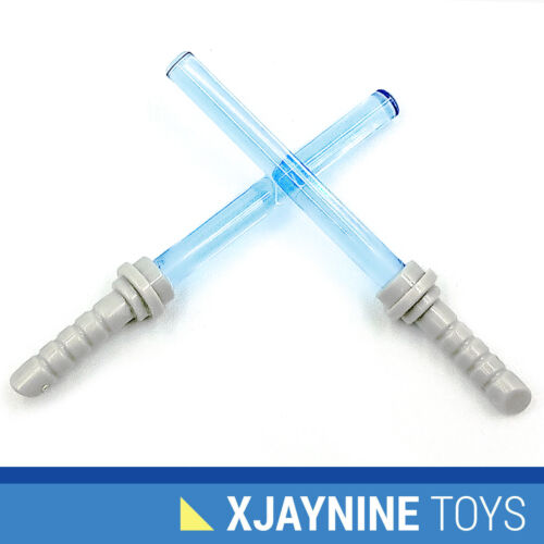 LEGO STAR CLONE WARS Ahsoka Tano Jedi Curved Lightsaber Two Pack for Minifigs NE - Picture 1 of 2