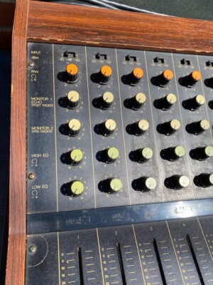 Vintage Yamaha PM-430 8 Channel Analog Console Mixer in Suitcase