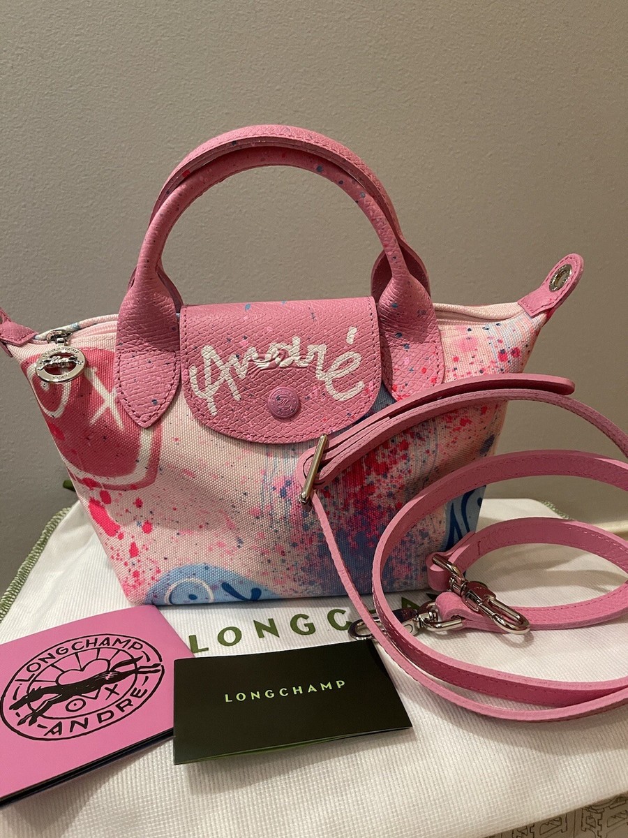 Longchamp Le Pliage Pink XS Crossbody Satchel ~ X Andre Limited | eBay