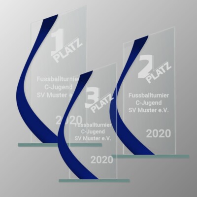 Glaspokale im Top Design mit individueller Lasergravur günstig kaufen KAUFTIP !