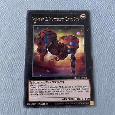 Nummer 2: Numeron Gate Dve - MGED-DE084 - (Name Shift Misprint Error) YuGiOh