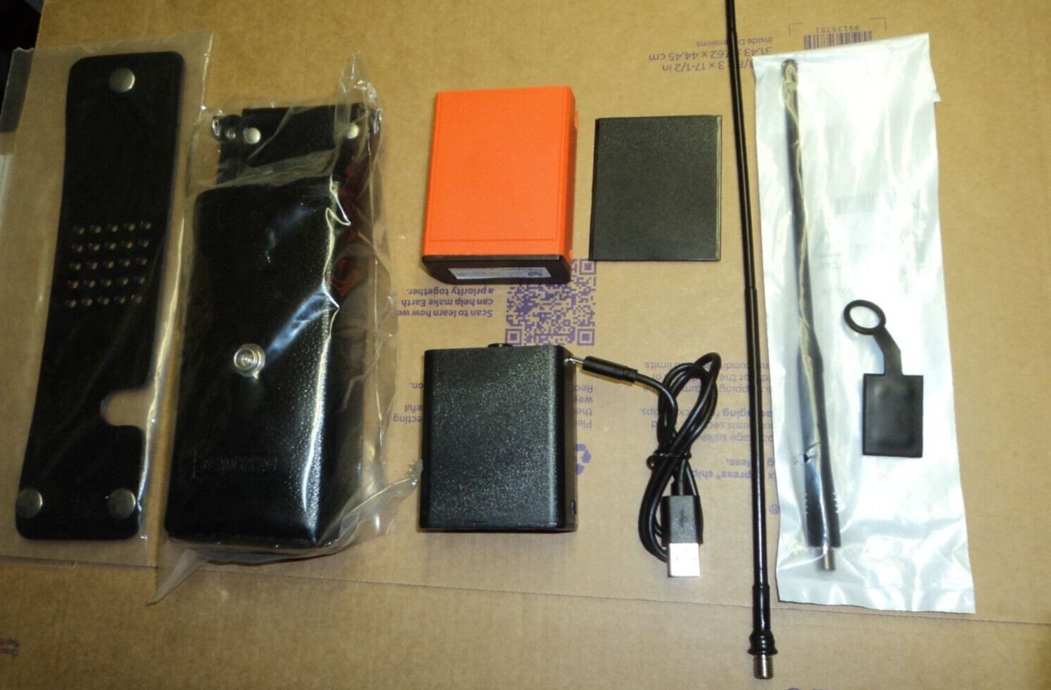 BENDIX KING BK DPH5102XCMD P25 DIGITAL VHF RADIO DPH Battery Antenna AA Pack &