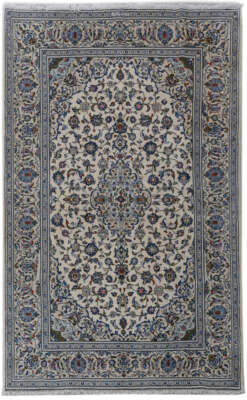 6x10' Ivory Traditional Signed Ardakan Rug 82214
