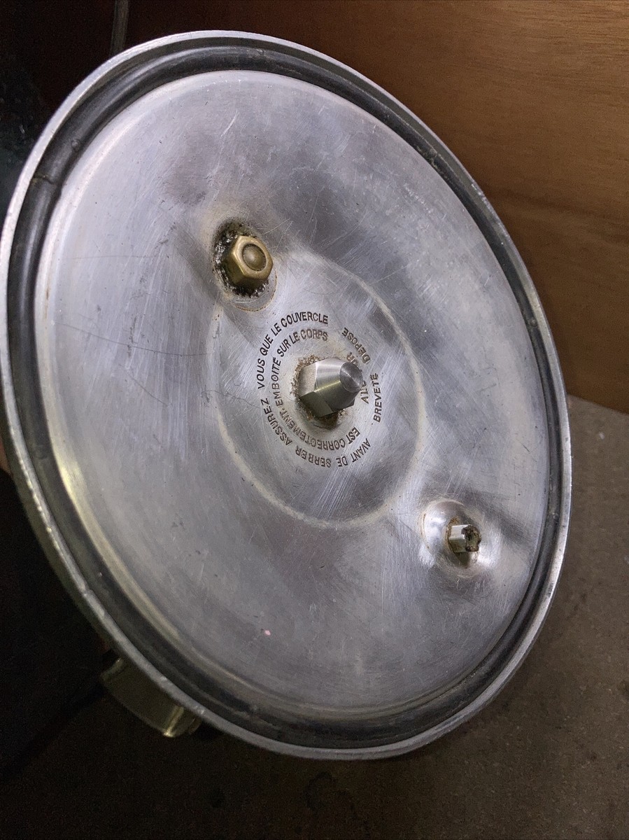 ancienne cocotte minute seb 3,5 litres en aluminium 1985