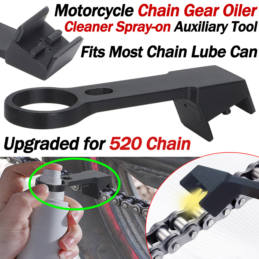Herramienta lubricante/engrasador lubricante de engranajes de cadena para motocicleta 520, limpiador auxiliar en aerosol