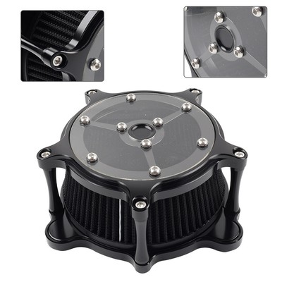 Clarity Luftfilter-Ansaugfilter für Harley Dyna FXR 93-17 Touring Softail Black