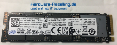 Lenovo Intel 512GB M.2 2280 PCIe NVMe SED 2,5