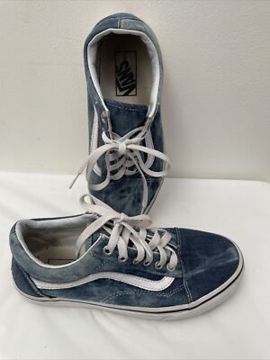 Vans Old Skool Denim Acid Blue Sneakers Mens Women’s