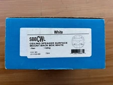 System Sensor SBBCWL Universal Ceiling Surface Mount Back Box (White)