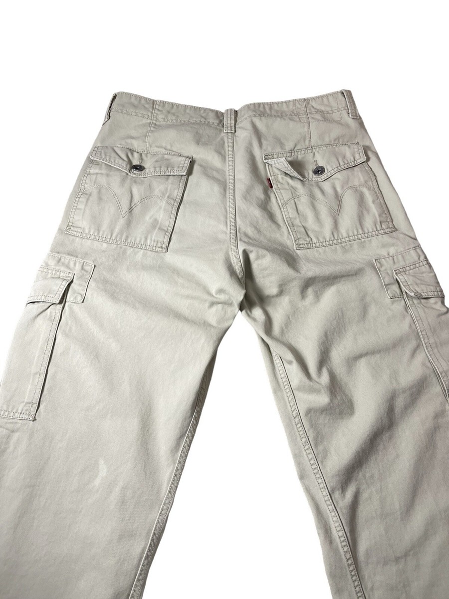 Vintage Levis Cargo Pants Mens 36 Loose Straight Leg Baggy Vintage Levis Cargo Pants Mens 36 Loose Straight Leg Baggy