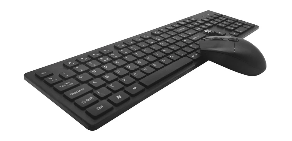 Wireless Keyboard and Mouse Set, Black Slim UK, 2.4Ghz Wireless - Image 4 of 4