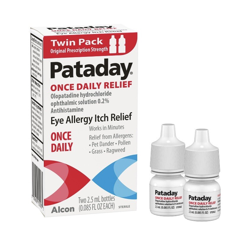 TWIN PACK Alcon Pataday Once Daily Relief Eye Allergy Itch 2