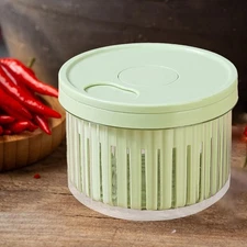 Vegetable Storage Container Detachable Holder Case for Meat Meal Prep Onions