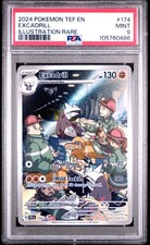 2024 Pokemon Temporal Forces #174 Excadrill Illustration Rare PSA 9 on eBay