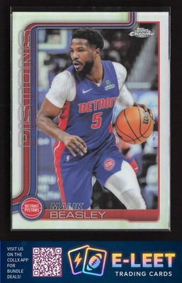 2025-26 Topps Chrome Malik Beasley Refractor #36