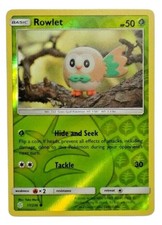 Pokemon Card - S&M: Cosmic Eclipse 17/236 - ROWLET (reverse holo) - NM/M on eBay