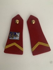 Paire épaulettes de spahis avec insigne Guerre Algérie