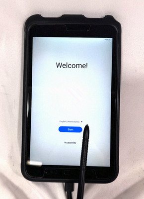 Samsung Galaxy Tab Active3 8  SM-T577U 64GB Black Wi-Fi + LTE Unlocked Tablet