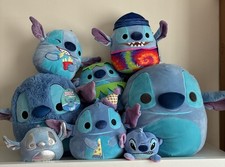 LILO And Stitch Squishmallow Fuzzamallow Plush Soft Toy Bundle X 8