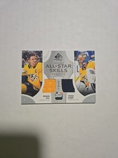 2019-20 SP Game Used All-Star Skills Fabrics Duals Roman Josi Pekka Rinne 