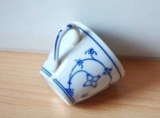 Kalk Jäger Eisenberg ☆ Indisch Blau ☆ alte Kaffeetasse ☆ Saks ☆ Strohblume