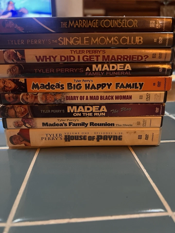 Tyler Perry's - Madea's Family 9 Lot, Reunion, Diary Mad Dvd Lot Bundle Set - Image 3 of 3