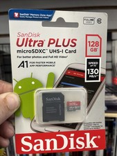 SanDisk Ultra PLUS 128GB microSD Memory Card
