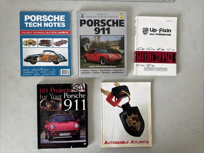 Lot of 5 Porsche 911 Paperbacks & Hardback: Tech Notes, 101 Projects, Purchases