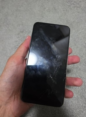 Apple iPhone XS Max Weiß Silber Display Und Rückseite Defekt *Defekt*