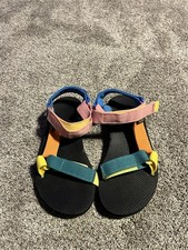 Teva Women's Girls Original Universal Sandal 90s Colorblock Multi Sz 6 Euc