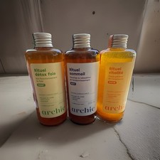 Archie rituels vinaigre de cidre Détox Foie Sommeil Vitalité vegan BIO 3x200 ml